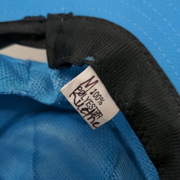 SunShade Men's Wide Brim Hat Blue Snapback Mesh 100% Polyester Drawstring - Picture 10 of 10